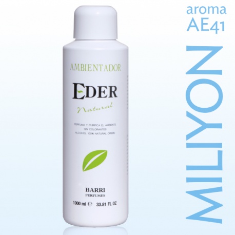 Ambientador EDER 1 litro - Aroma: AE41 MILYON Lembra One Million