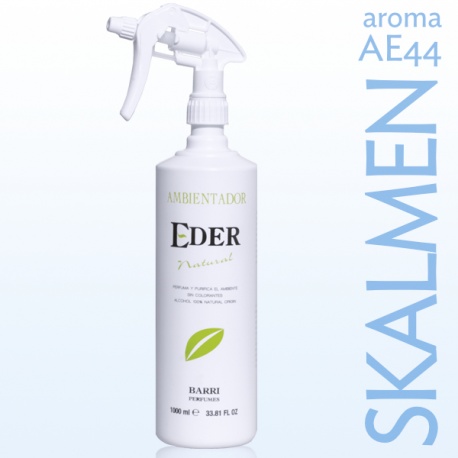 Ambientador EDER Natural 1 litro pulverizador - Aroma: AE44-SKALMEN Recuerda a Scalpers