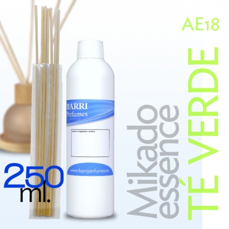 Recarga Essência Mikado 250 ml. + 7 Sticks - Aroma: AE18 CHÁ VERDE