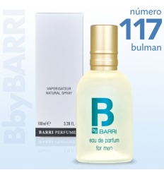 Eau de Parfum B by BARRI for Men (100 ml.) Nº 117 BULMAN