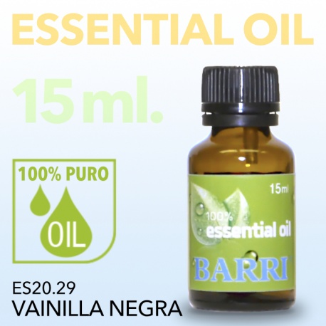 Oleos Essenciais Natural 15 ml. BAUNILHA PRETA