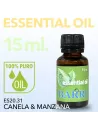 Esencia Natural CANELA & MANZANA por Barri Perfumes. 15 ml.