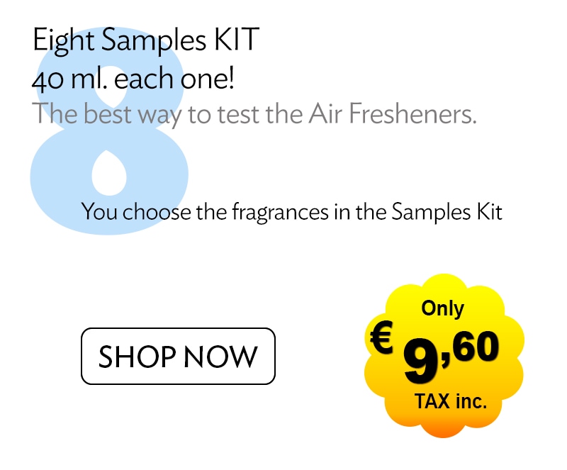 8 Air Freshener Samples