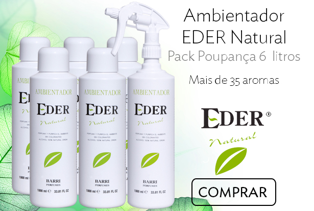 Ambientador EDER Natural Pack Poupança 6 litros