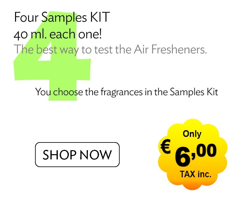 4 Air Freshener Samples